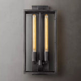 Beckman Outdoor Square Lantern Wall Sconce 21" - thebelacan
