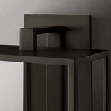 Outdoor Square Lantern Wall Sconce 28" - thebelacan