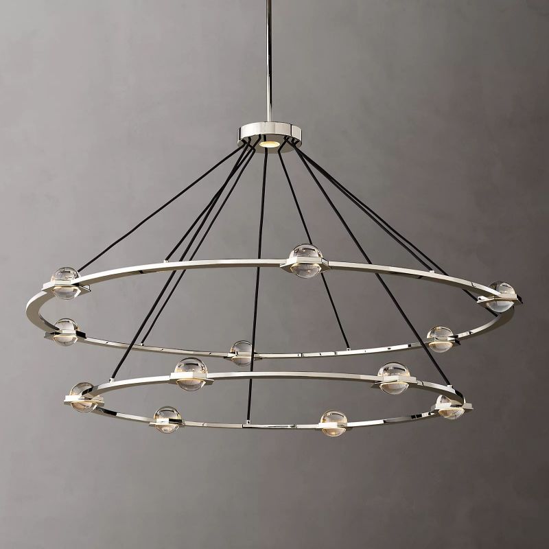Planet Two-tier Round Chandelier 60" - thebelacan