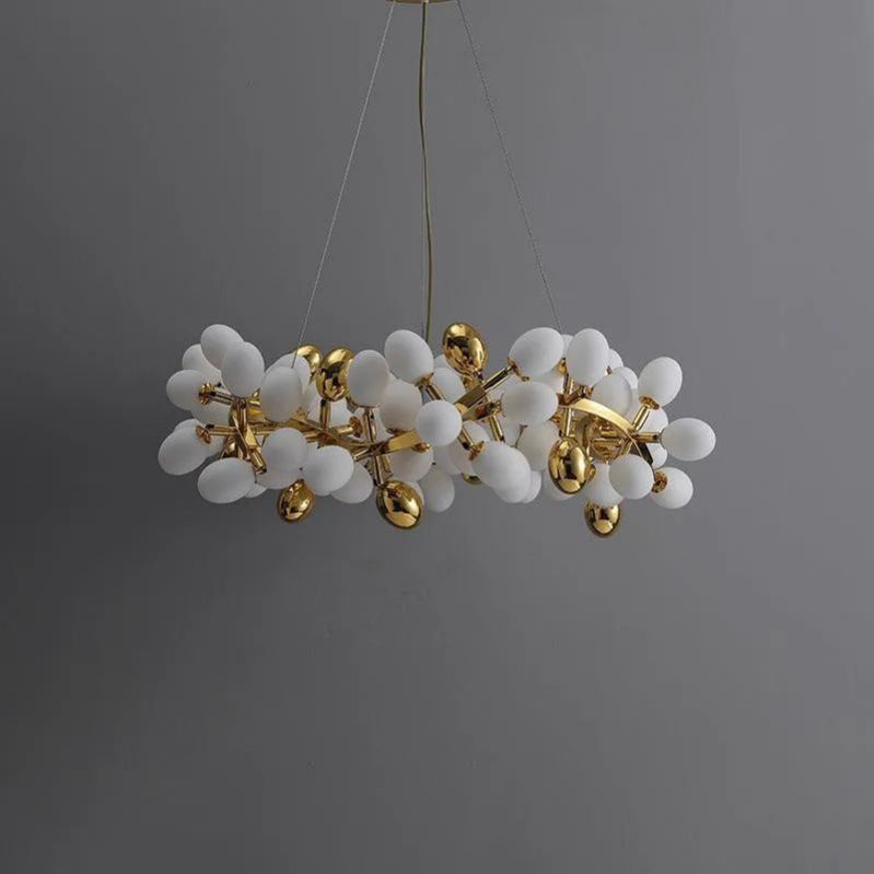 Pretty Grape Circle Branch Chandelier - thebelacan