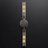 Prismatic Glass Linear Wall Sconce - thebelacan