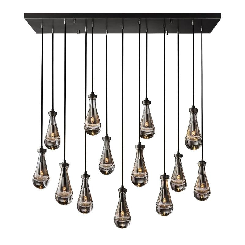 Raindrops Rectangular Chandelier 54" - thebelacan