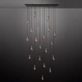 Raindrops Rectangular Chandelier 72" - thebelacan