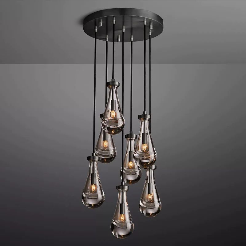 Raindrops Round Chandelier 18" - thebelacan