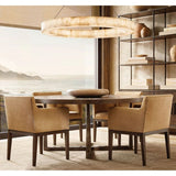 Riveage Calcite Round Chandelier 31"40"60" - thebelacan