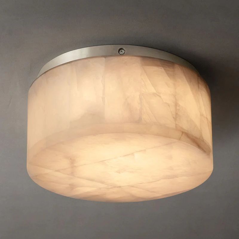 Riveage Calcite Round Flushmount 6"10"14" - thebelacan