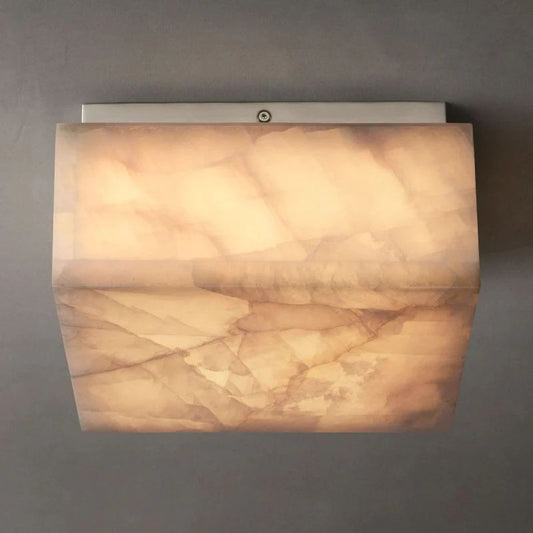 Riveage Calcite Square Flushmount 6"10"14" - thebelacan
