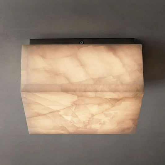 Riveage Calcite Square Flushmount 6"10"14" - thebelacan