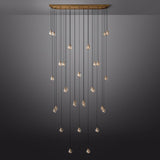Roby Spherical Modern Rectangular Chandelier 72” - thebelacan