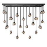 Roby Spherical Modern Rectangular Chandelier 72” - thebelacan