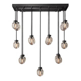 Roby Spherical Modern Rectangular Chandelier 36” - thebelacan