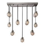 Roby Spherical Modern Rectangular Chandelier 36” - thebelacan
