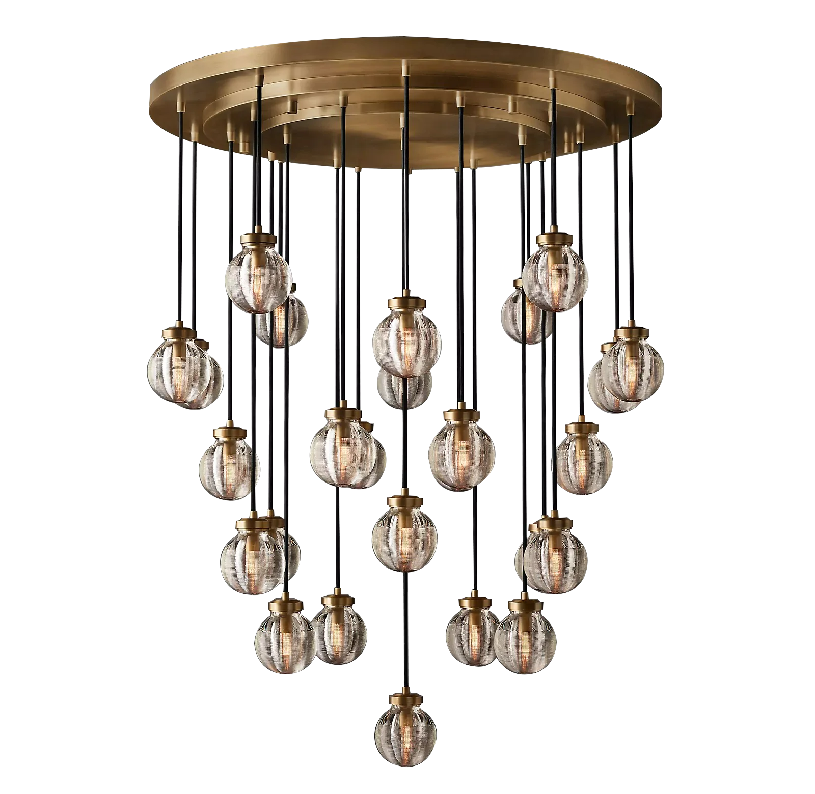 Roby Spherical Modern Round Chandelier 38" - thebelacan