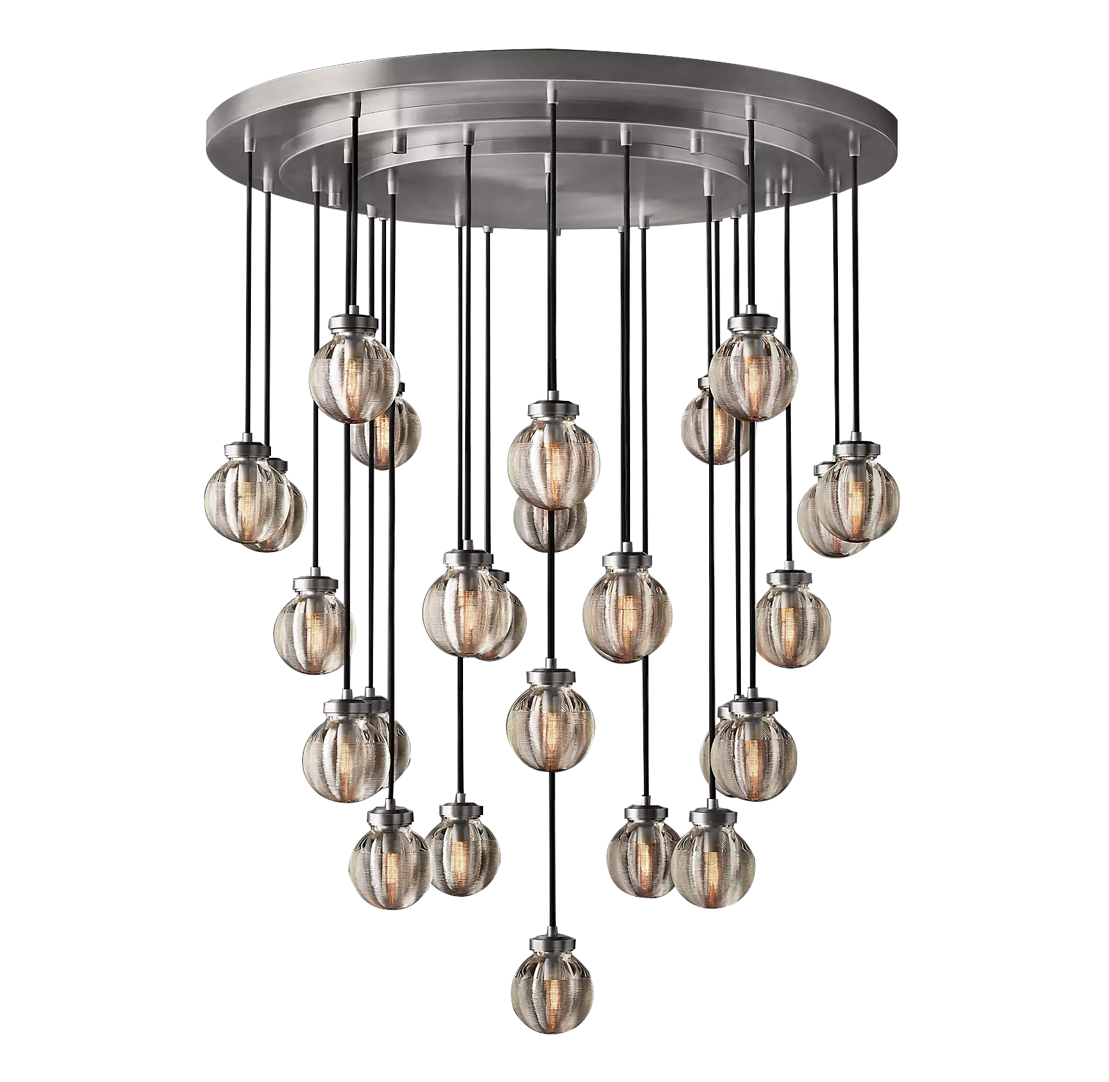 Roby Spherical Modern Round Chandelier 38" - thebelacan
