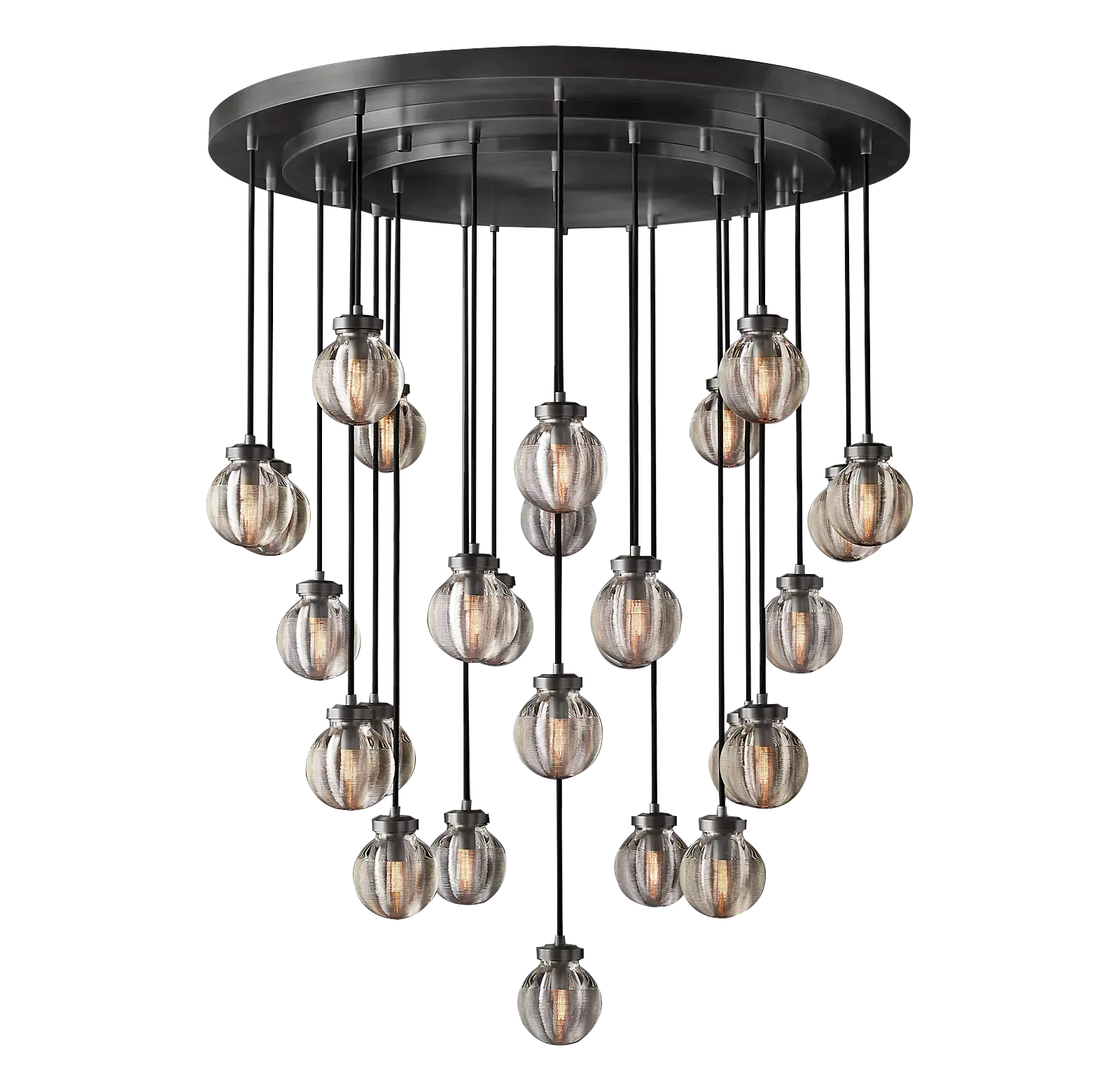 Roby Spherical Modern Round Chandelier 38" - thebelacan