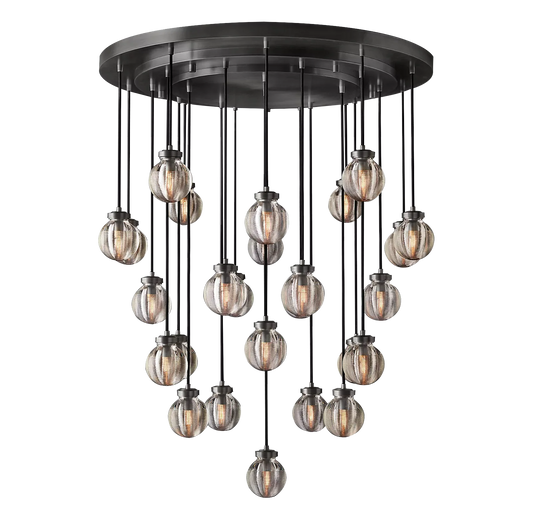 Roby Spherical Modern Round Chandelier 38" - thebelacan