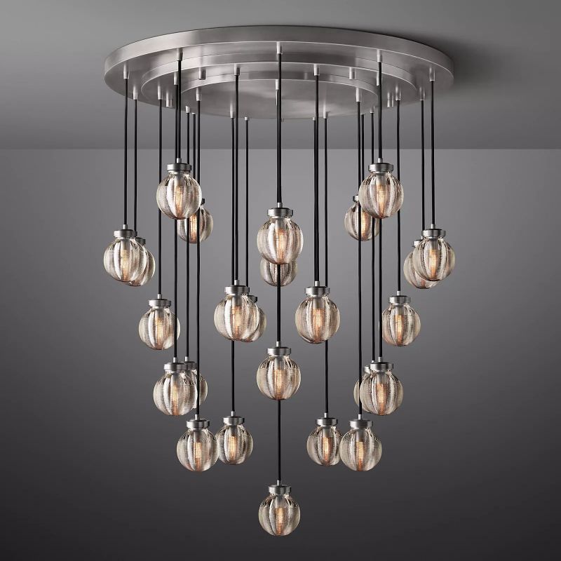 Roby Spherical Modern Round Chandelier 38" - thebelacan