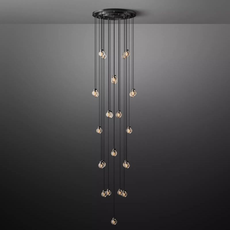 Roby Spherical Modern Round Chandelier 38" - thebelacan
