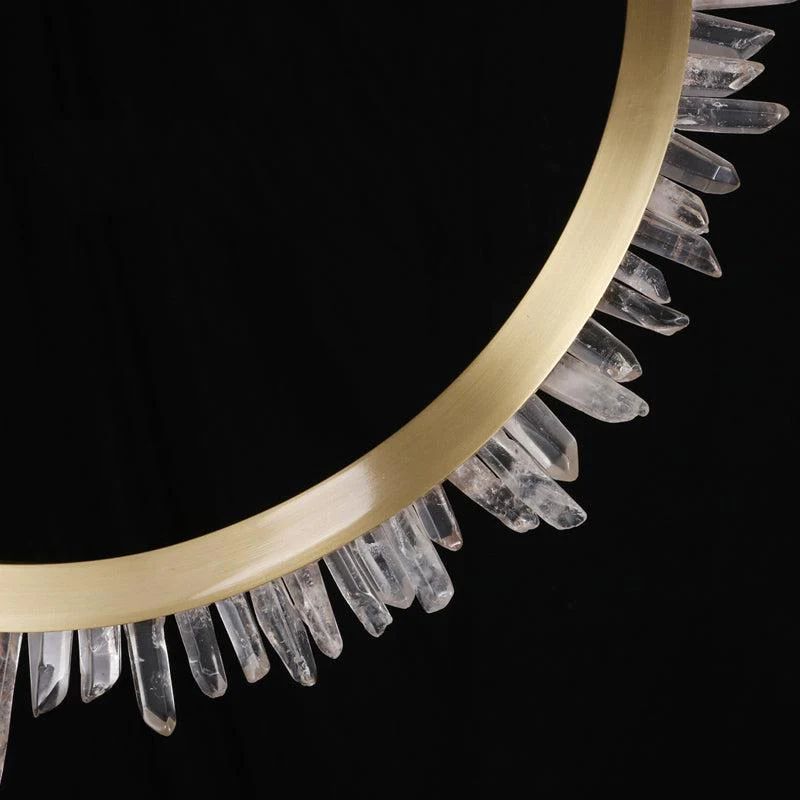 Rock Crystal Ring Chandelier - thebelacan