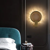 Rock Crystal Ring Wall Sconce （custom backplane） - thebelacan