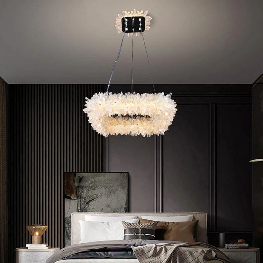 Rock Crystal Square Modern Chandelier - thebelacan