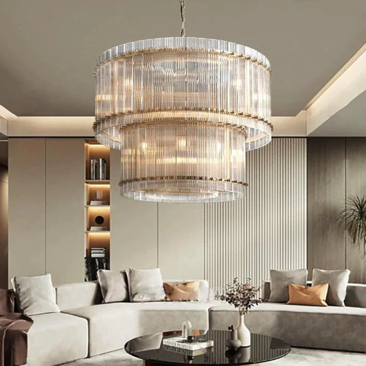 San Marco Two-tier Luxury Round Chandelier 37" - thebelacan