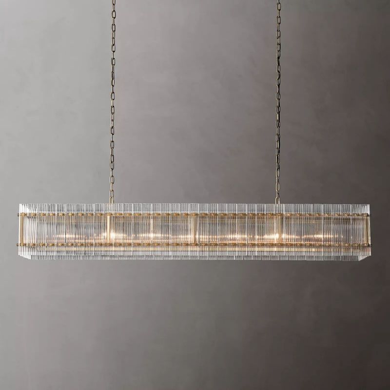 San Marco Rectangular Chandelier 72" - thebelacan