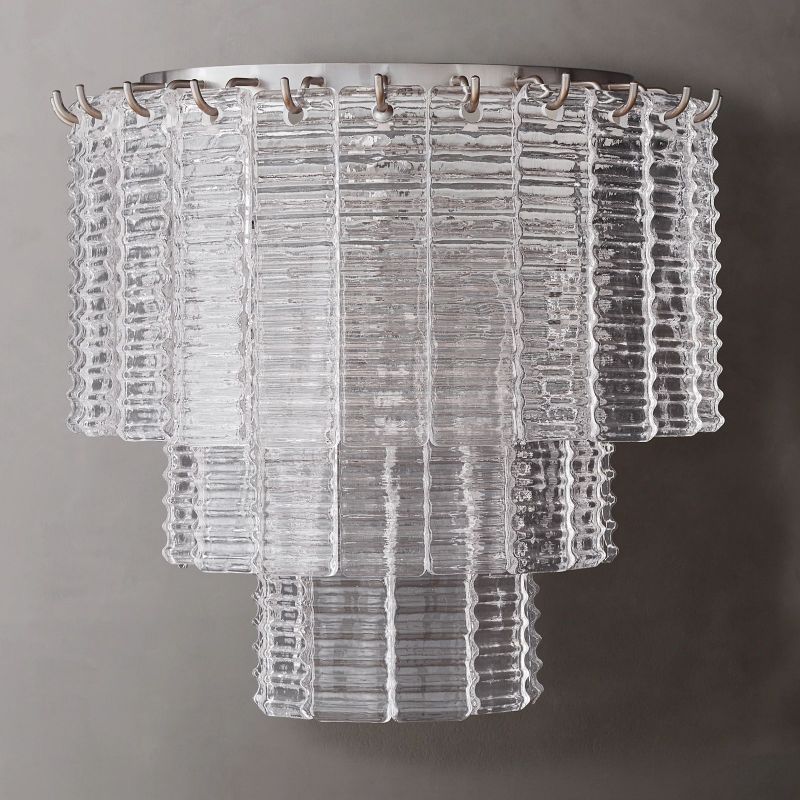 Sireni Clear Glass Wall Sconce - thebelacan