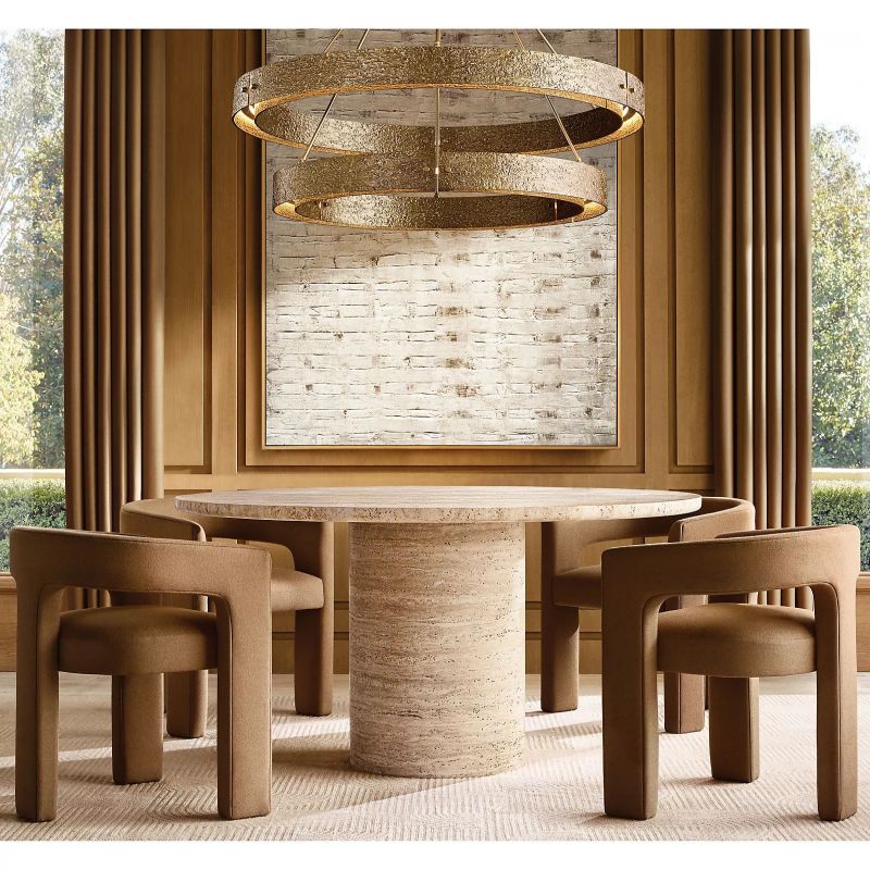 Vilary 2-tier Round Chandelier 60" - thebelacan