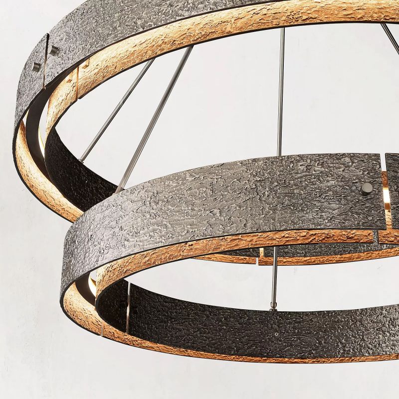 Vilary 2-tier Round Chandelier 60" - thebelacan