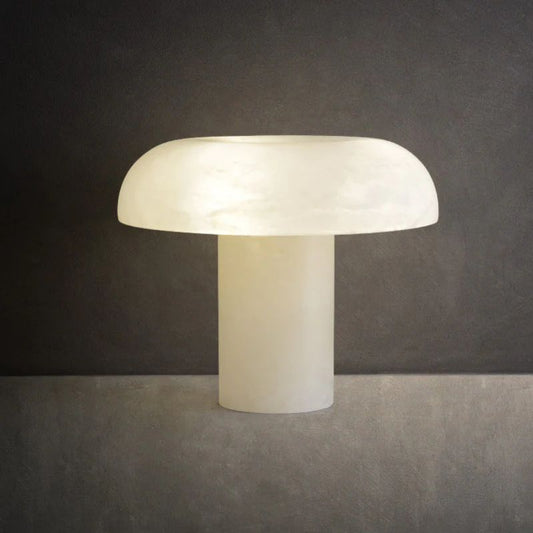 Alabaster Mushroom Table Lamp - thebelacan