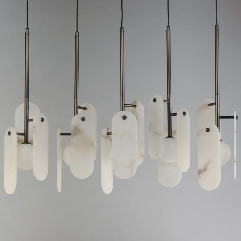 Alabaster Studio M Megalith 5-Light Pendant - thebelacan