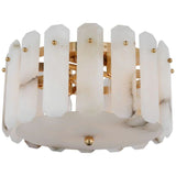 Alabaster Browning Chandelier 15"D - thebelacan