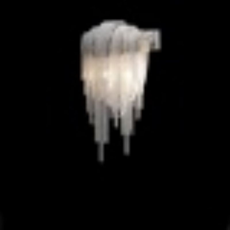 Alisa Luxury Plated Aluminum Chain Tassel Wall Sconce - thebelacan