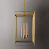 Beckman Glass Lantern Modern Pendant - thebelacan