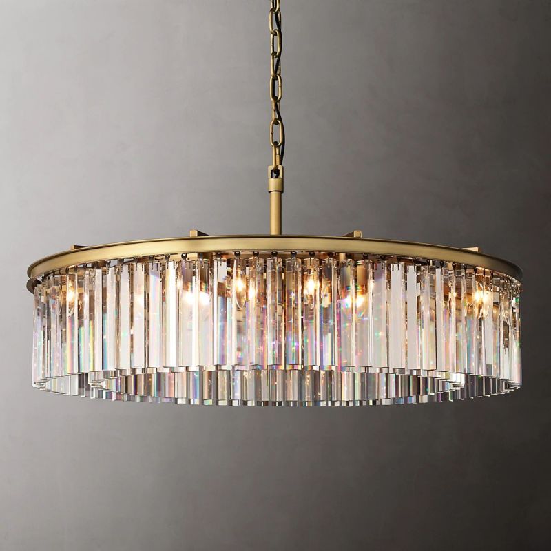 Rhy Round Chandelier 32"D/43"D - thebelacan
